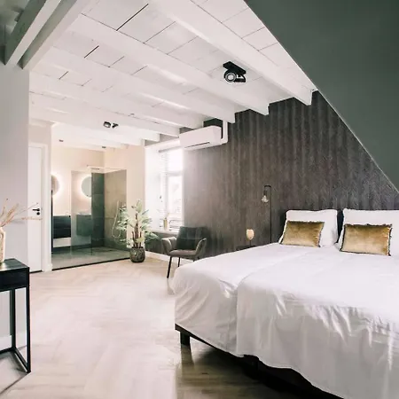 Hotelbed W Aircon At Willem 1 Apartment Tilburg