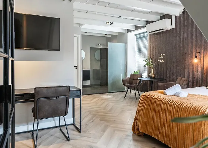 Hotelbed W Aircon At Willem 1 Tilburg